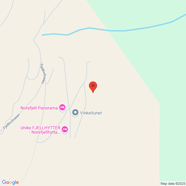 Bilde fra Google Maps, sentrert på adressen